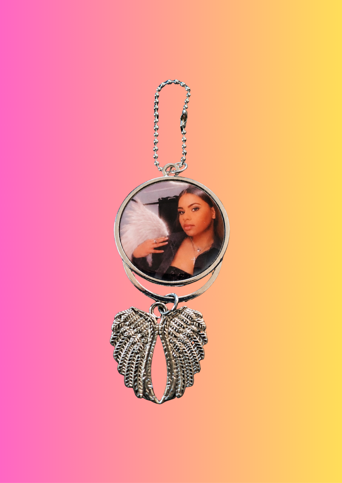 Custom Angel Wing Car Pendant