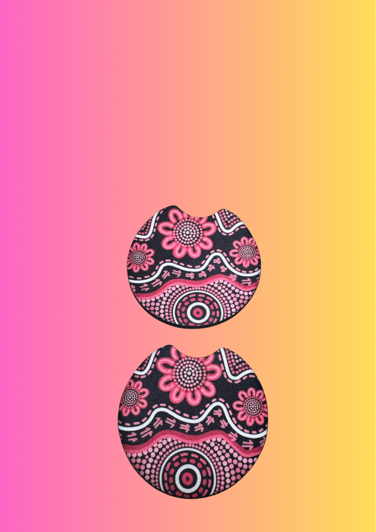 Desert Bloom Car Coasters